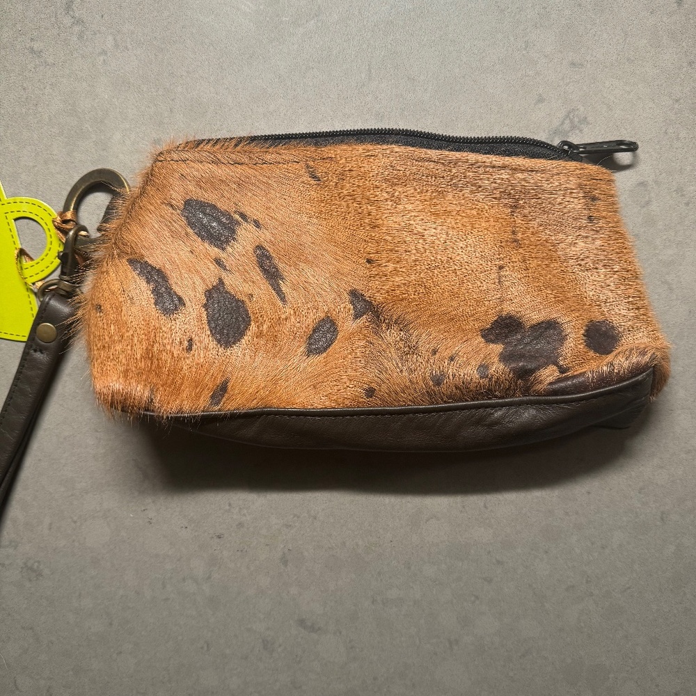 Lacey's Cowlick Brown Acid Wash Handbag